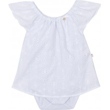 Body Vestido Feminino Branco RN Nini e Bambini