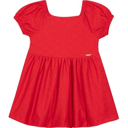 Vestido Vermelho Infantil Feminino 4 Anos Nini e Bambini