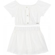 Conjunto Infantil Feminino Branco 1 Ano Nini e Bambini 