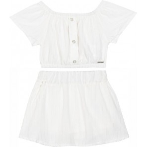 Conjunto Infantil Feminino Branco 1 Ano Nini e Bambini 