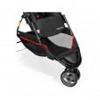 Carrinho Para Bebê Galzerano Tivoli 6 Meses Até 15KG 3 Rodas Preto C/Vermelho e Bebê Conforto Cocoon Duo