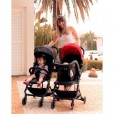 Carrinho De Bebê Travel System Duolee Duo Desde O Nascimento Até 15kg Preto Galzerano