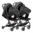 Carrinho De Bebê Travel System Duolee Duo Desde O Nascimento Até 15kg Preto Galzerano