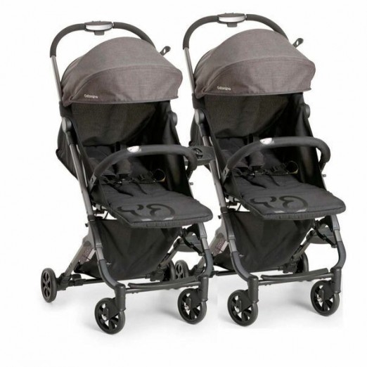 Carrinho De Bebê Travel System Duolee Duo Desde O Nascimento Até 15kg Preto Galzerano