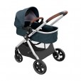 Carrinho Para Passeio Anna2 Ts Trio Maxi Cosi C/Bebê Conforto Citi Proteção UV50 Graphite Até 15kg