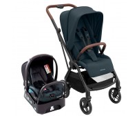 Carrinho de Bebê Maxi Cosi Travel System Leona2 Trio + Bebê Conforto Citi 