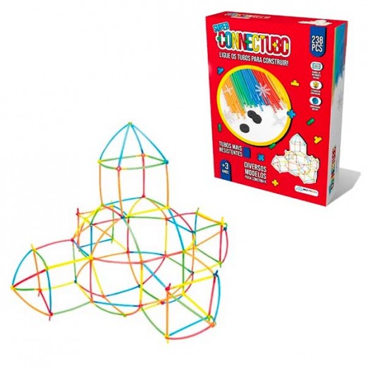 Brinquedo Infantil Conectubos Multikids