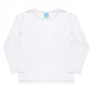 Blusa Manga Longa Infantil Masculina Off White Kamylus 12 Anos