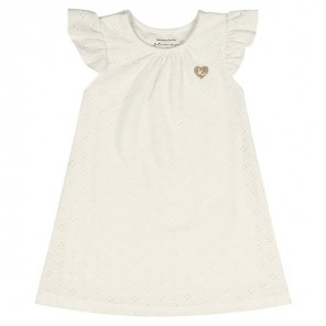 Vestido Infantil Feminino Off White Kamylus P