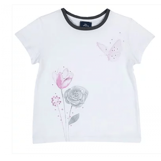 Camiseta Infantil Feminina Manga Curta 5 Anos Chicco