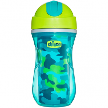 Copo de canudo infantil sport chicco 14m+