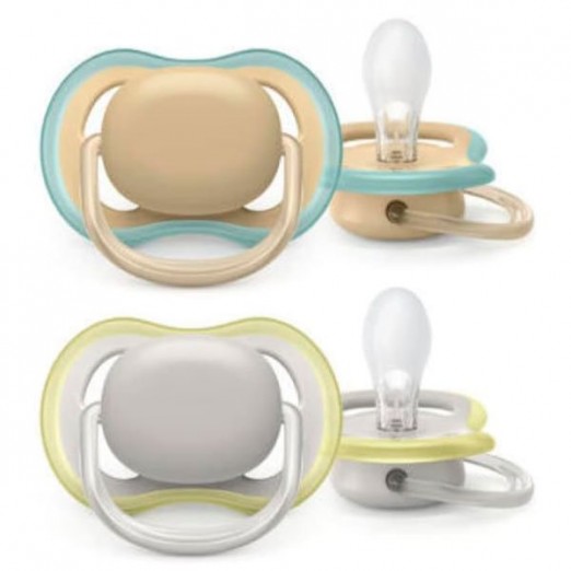 Chupeta Ultra Air Dupla Para Menina Colorida Avent 0-06M