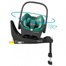 Bebê Conforto Maxi Cosi Pebble 360 Essential Green com Base FamilyFix 360 