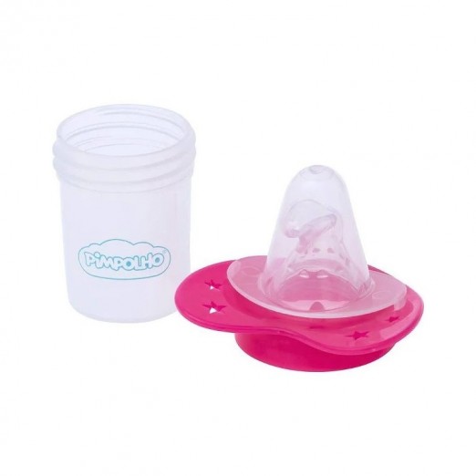 Dosador De Remédio Para Bebês 25ml Rosa Pimpolho