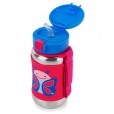 Garrafa Infantil de Aço Inox Para Menina Com Canudo Borboleta Rosa Skip Hop