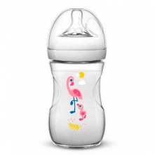 Mamadeira Anticólica Pétala Flamingo 260ml Avent