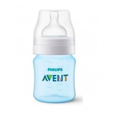 Mamadeira Anticólica Classic Azul 125ml Avent