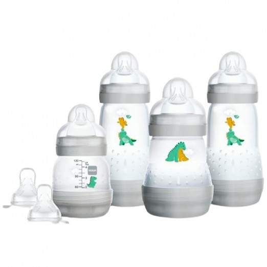 Kit De Mamadeiras Easy Start Gift Set Cinza Mam