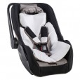 Assento Estofado Para Carrinho Baby Comfort Látex Lavável Branco Fibrasca