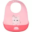 Babador de Silicone Infantil Filhotes Gato Kouii