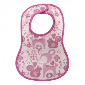 Babador Infantil Easy Meal Rosa Chicco 6M+