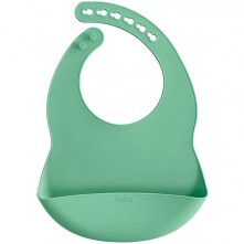 Babador Infantil Silicone Verde Buba +3M