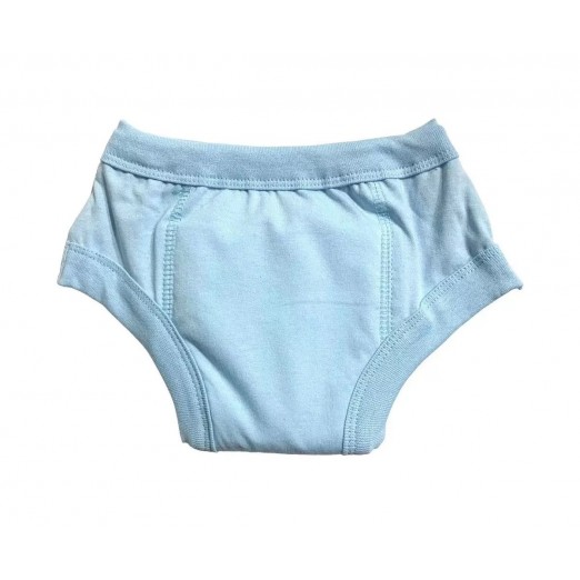 Cueca Desfralde Reutilizável Noturno Tema Baby Blue Tamanho M Eco Kids