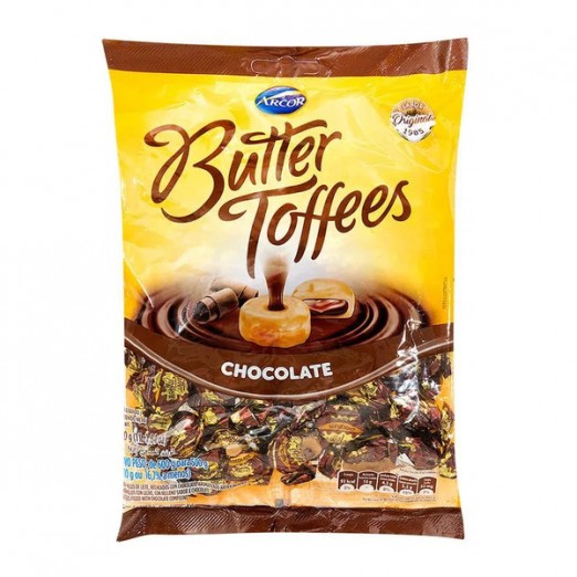 Bala De Caramelo Butter Toffees Arcor 100g