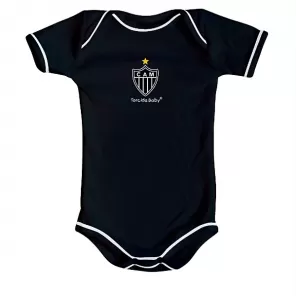 Body Bebê Atlético Preto G Torcida Baby