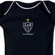 Body Bebê  Atlético  Preto 02 Torcida Baby Tam