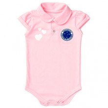 Body Infantil Cruzeiro Rosa Torcida Baby 02 A