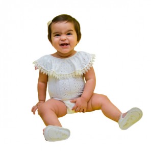 Body Bebê Off White Drika Kids G