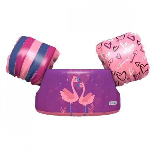 Boia Infantil Colete Flamingo 25Kg a 35kg Sea Float