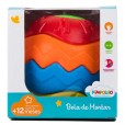 Brinquedo Infantil Bola de Montar Colorida Com Bordas Suaves Pimpolho