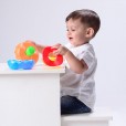 Brinquedo Infantil Bola de Montar Colorida Com Bordas Suaves Pimpolho