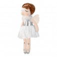 Boneca Infantil Para Menina Angela Angel Bella 33Cm Branca Metoo