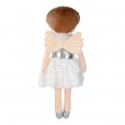 Boneca Infantil Para Menina Angela Angel Bella 33Cm Branca Metoo