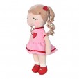 Boneca Infantil Para Menina Angela Tica 33Cm Rosa Metoo