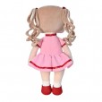 Boneca Infantil Para Menina Angela Tica 33Cm Rosa Metoo