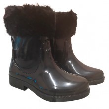 Bota Infantil Transparente Tam 24 e 25 WorldColors