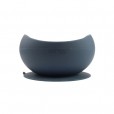 Bowl de Silicone Com Ventosa Infantil Azul Clingo