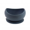 Bowl de Silicone Com Ventosa Infantil Azul Clingo