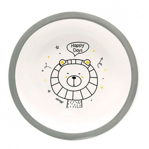 Bowl Infantil Leão 6M+ Microondas, Freezer ou Lava Louças Clingo