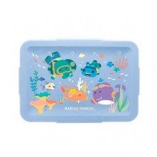 Box de Refeição Infantil Sea Life Azul Marcus & Marcus 700Ml