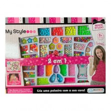 Kit Pulseiras Studio My Style Beads Multikids