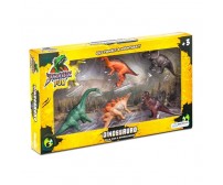   Dinossauro Jurassic Fun Pack com 6 Dinos Multikids 