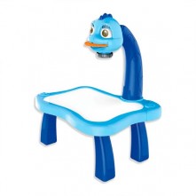 Mesa Projetora Para Desenhar Azul Play e Learn Multikids 