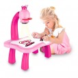 Mesa Projetora Para Desenhar Rosa Play e Learn Multikids