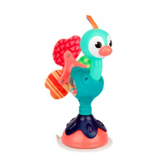 Brinquedo Infantil Interativo Pavão Pimpolho Verde