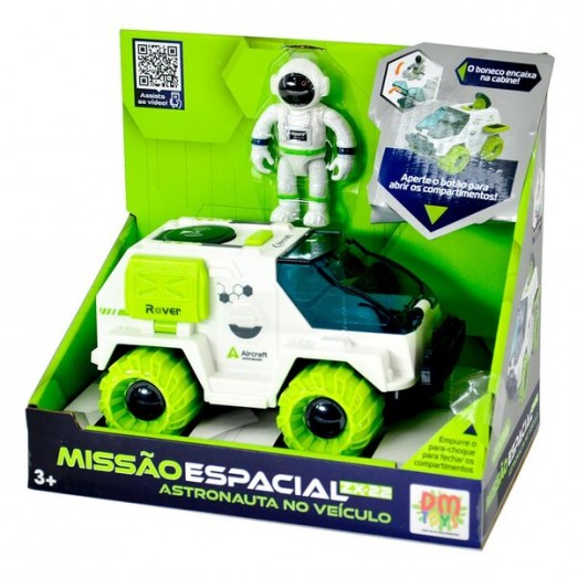 Brinquedo Infantil Para Menino Missão Espacial ZX Astronauta DM Toys